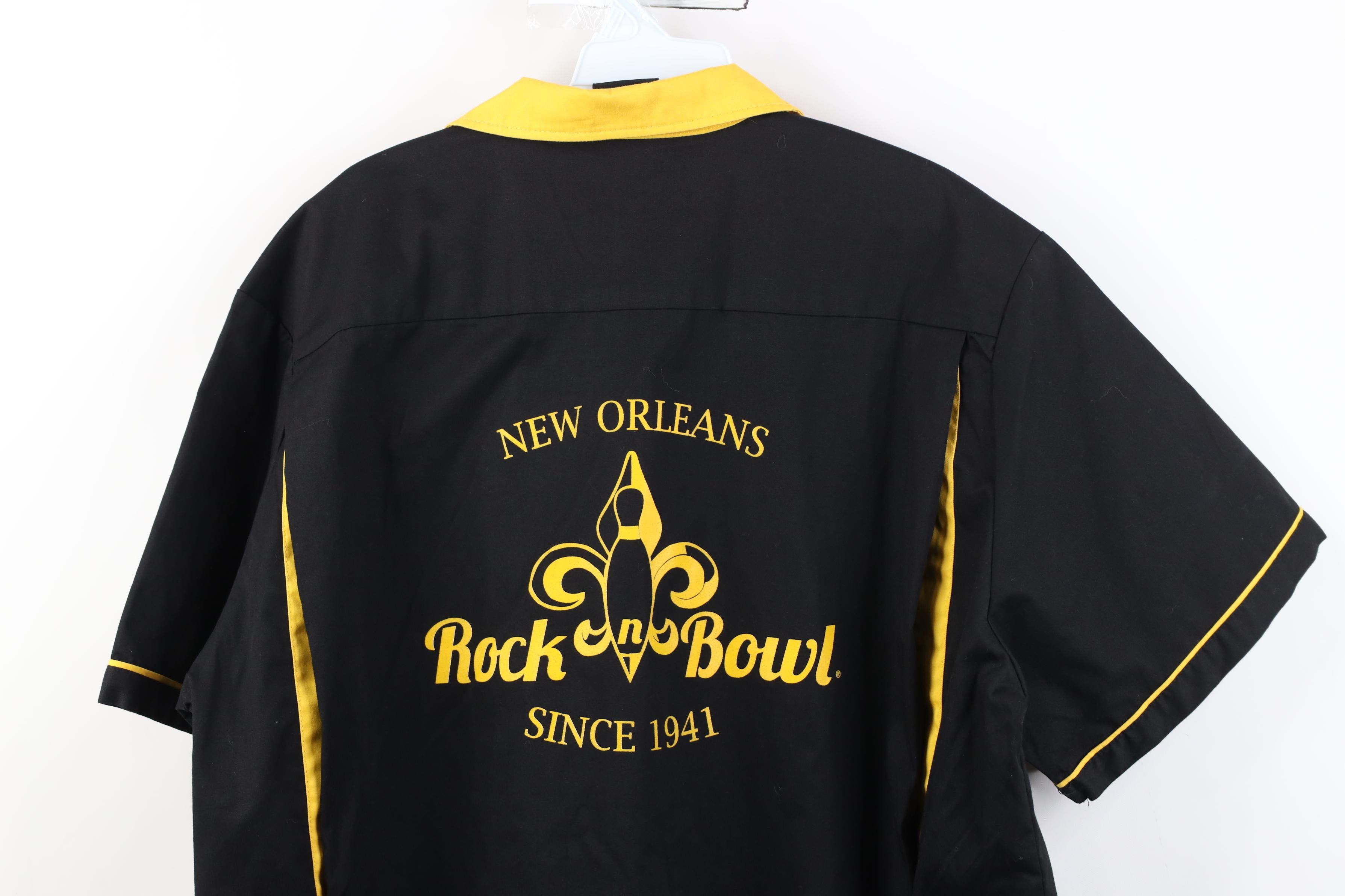 Vintage Vintage 90s Y2K Rockabilly Bowl New Orleans Bowling Shirt Size US L / EU 52-54 / 3 - 17 Thumbnail
