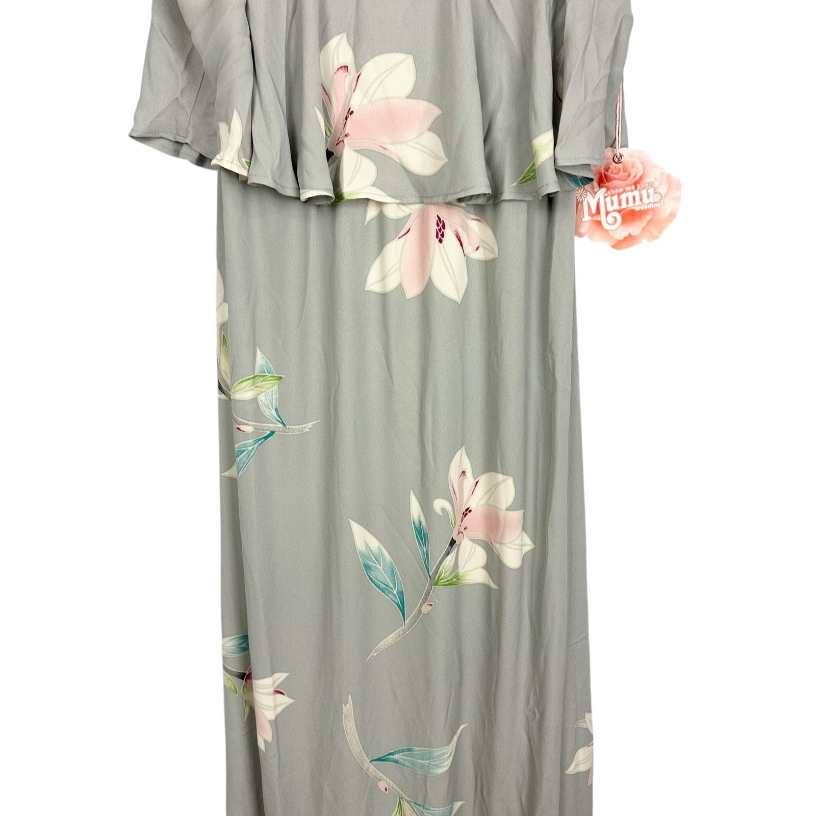 Show Me Your MuMu NWT Show Me Your Mumu Ruffle Maxi Gown Lily Showers Medium Size M / US 6-8 / IT 42-44 - 9 Thumbnail