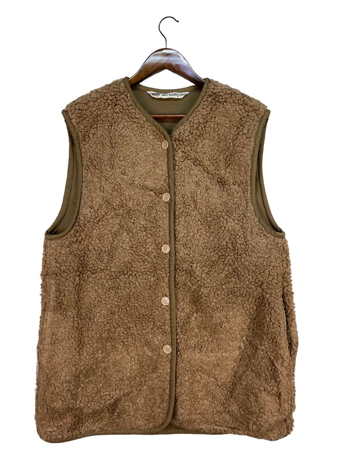 Comme des Garcons Vintage Comme des Garcons Sherpa Vest Size US L / EU 52-54 / 3 - 2 Thumbnail