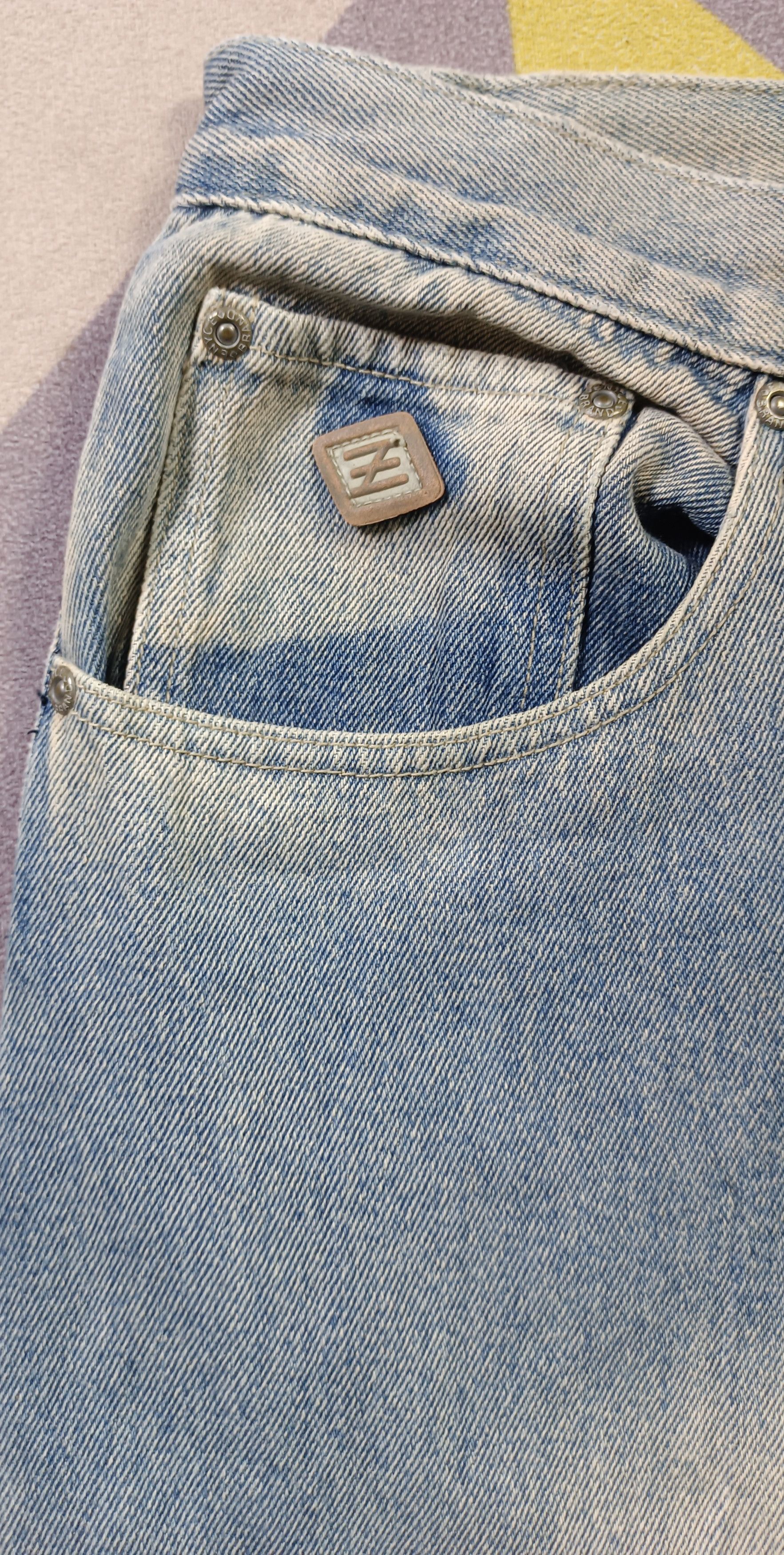 Vintage💥 ENYCE Crazy Baggy Denim Distressed jeans