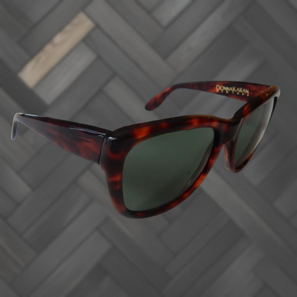 Donna Karan VINTAGE Donna Karan Sunglasses Women's Brown Frame DKNY Bausch & Lomb Lenses Small Scratches (Hard to Notice) Size ONE SIZE - 1 Thumbnail