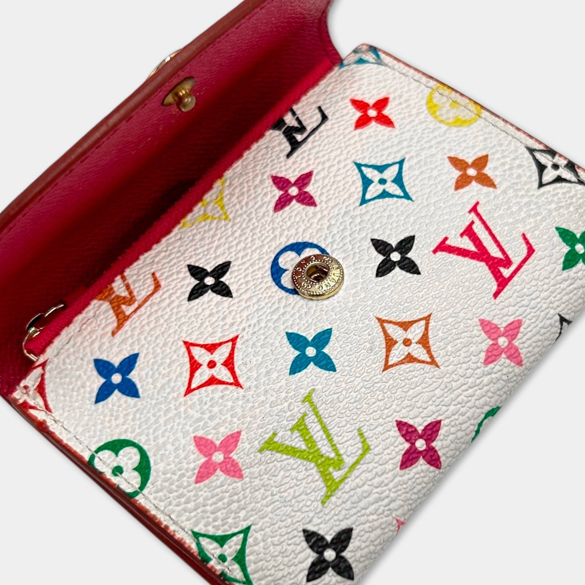 Louis Vuitton Louis Vuitton x Takashi Murakami Monogram Multicolor Porte T Size ONE SIZE - 3 Thumbnail