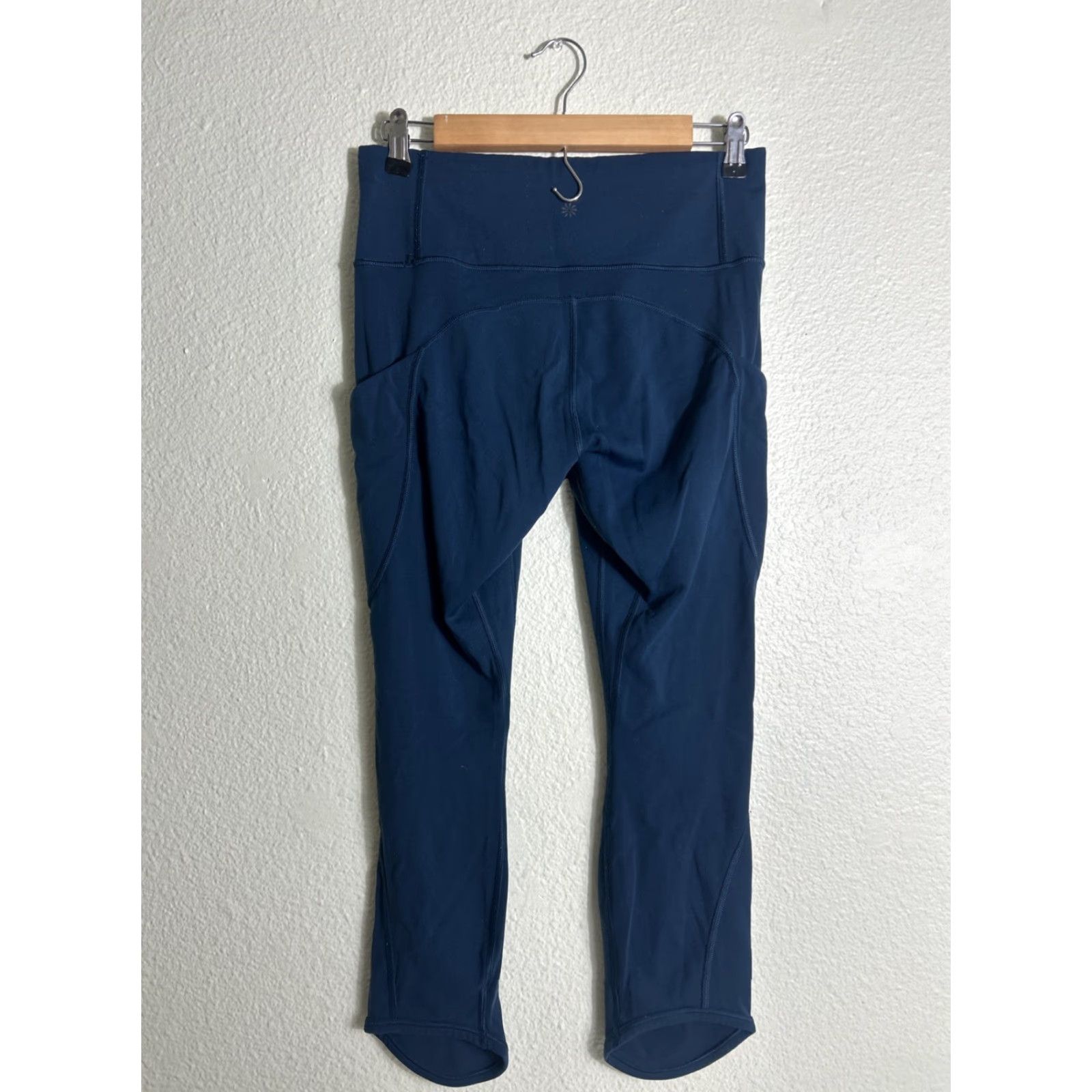 Athleta Athleta Leggings Cropped Deep Teal S Size Small Pockets Athletic Gym Running Yoga Size 28" / US 6 / IT 42 - 7 Thumbnail