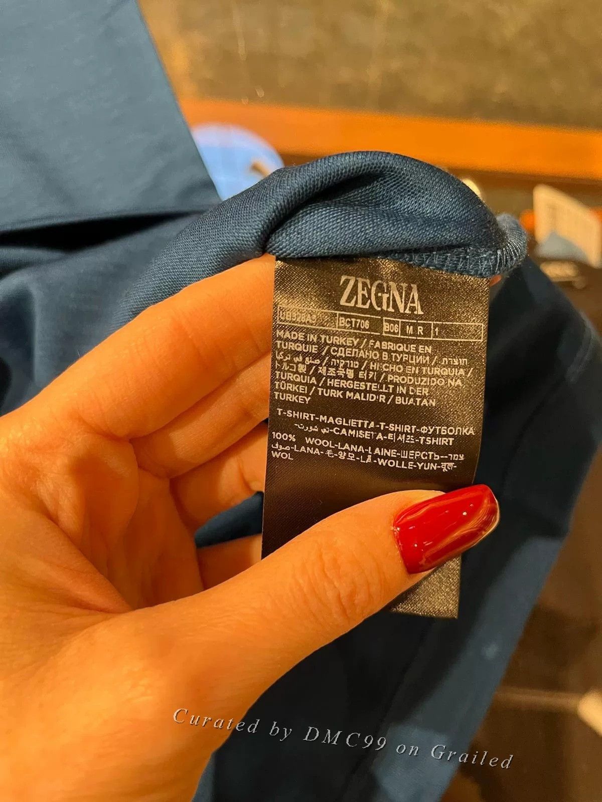 Ermenegildo Zegna Zegna Peacock Blue High Performance T-Shirt Size US M / EU 48-50 / 2 - 7 Thumbnail