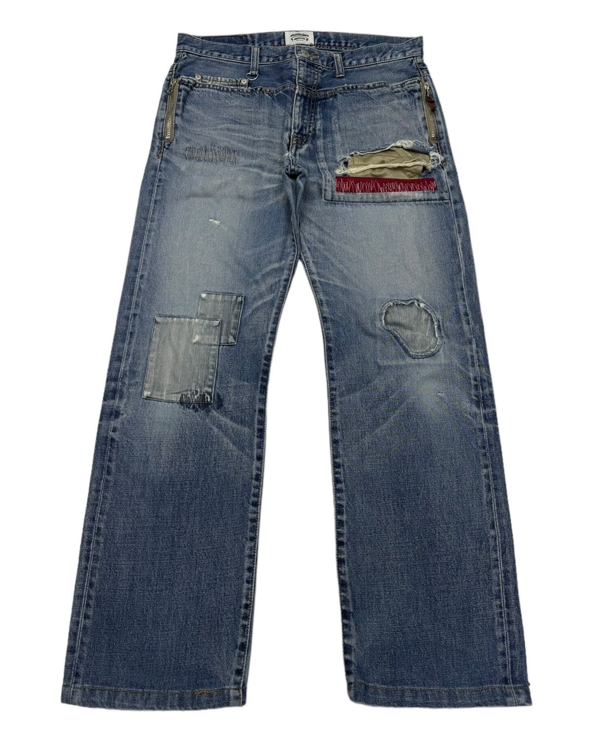 QUENCHLOUD QUENCH JAPAN TECHNICAL DISTRESS PUNK UNDERCOVER DESIGN Size US 32 / EU 48 - 7 Thumbnail