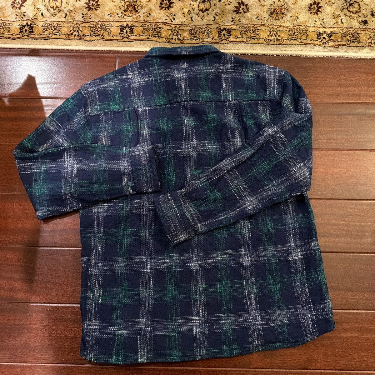 RATS JAPAN Rats Amundsen Cotton Check Shirt - Blue Size US L / EU 52-54 / 3 - 3 Thumbnail