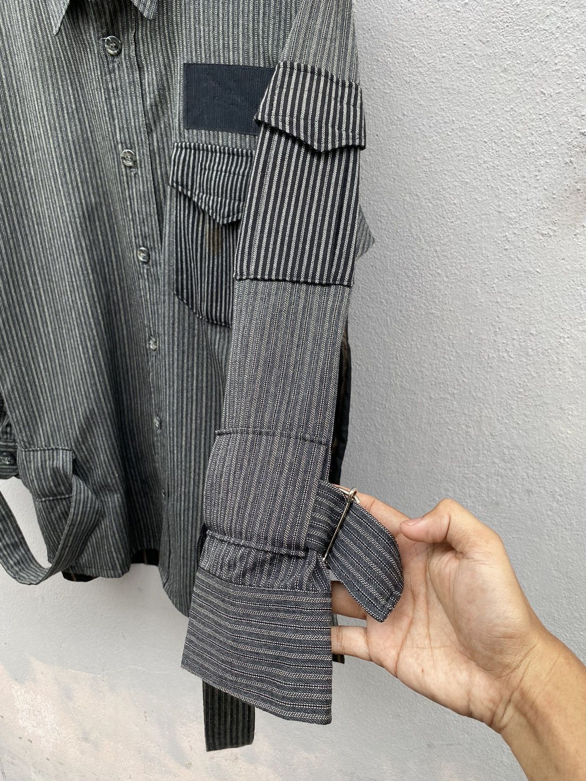 Japanese Brand × Seditionaries × Vintage Vintage 90s MILKBOY Bondage Hybrid Seditionaries/Punk Shirt Size US M / EU 48-50 / 2 - 12 Thumbnail