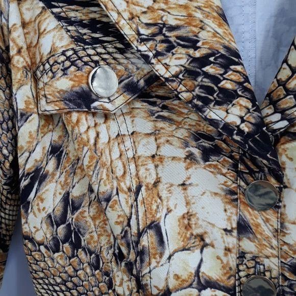 Vintage Vtg Cache Jacket Blazer Sz L Belted Punk Unique Rare Dragon Size L / US 10 / IT 46 - 15 Thumbnail