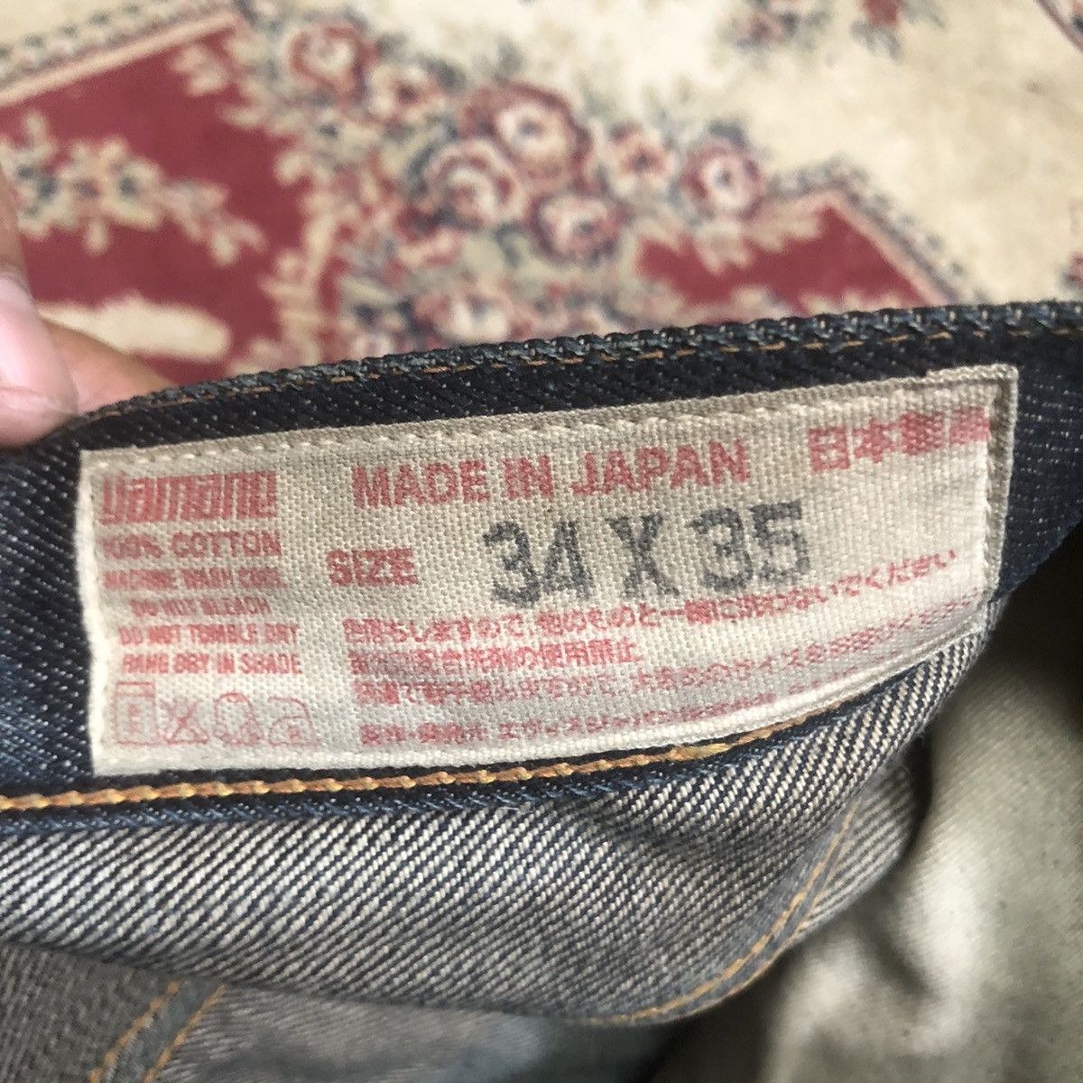 Evisu × Japanese Brand × Vintage Evisu Jeans Selvedge Size US 34 / EU 50 - 9 Thumbnail