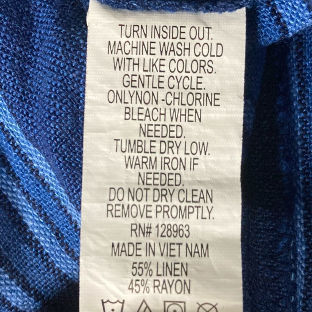 Indigo Indigo Rein, Linen Blend Striped Mini Skirt, Belted Tie, Jun Size 36" / US 14 / IT 50 - 2 Thumbnail