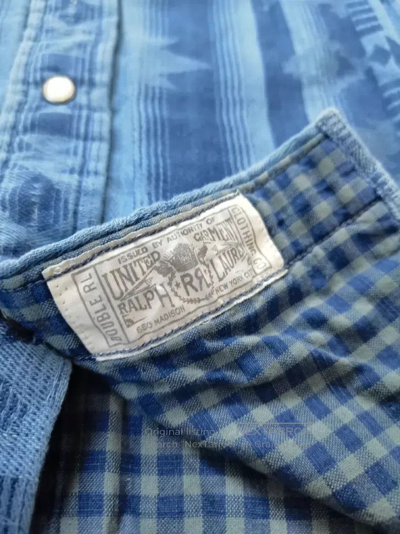 RRL Ralph Lauren RRL Ralph Lauren Style 15, silver collar button, tradition Size US S / EU 44-46 / 1 - 4 Thumbnail