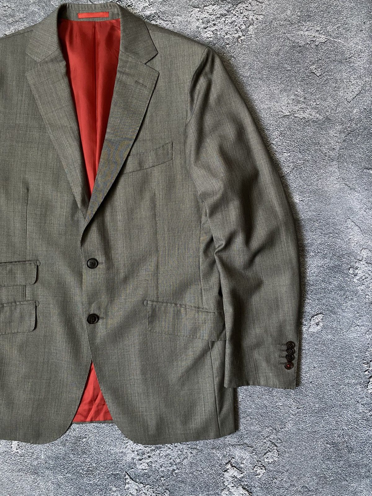 Suitsupply Suitsupply Sienna Single Breasted Gray Wool 2 Piece Blazer Size 50R - 3 Thumbnail