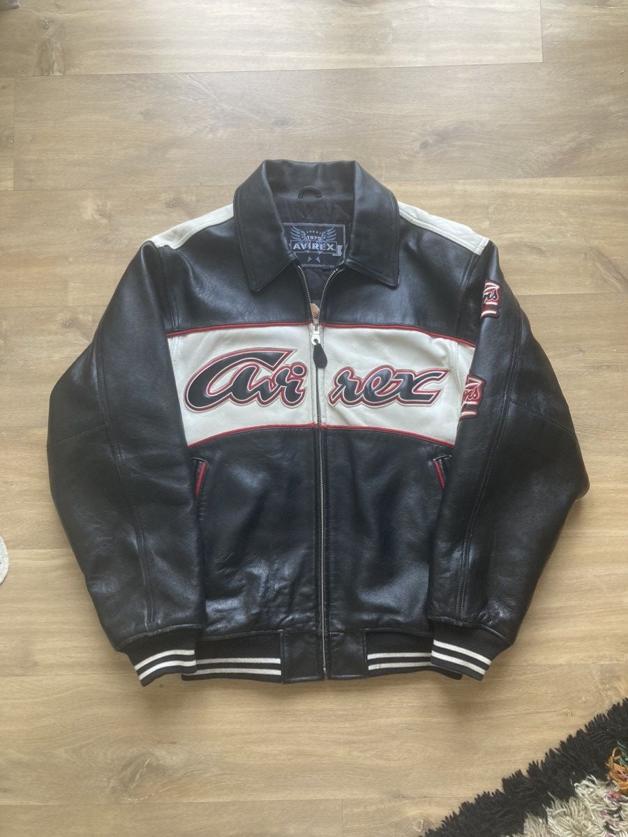 Avirex Avirex Championships Leather Jacket Size US M / EU 48-50 / 2 - 1 Thumbnail