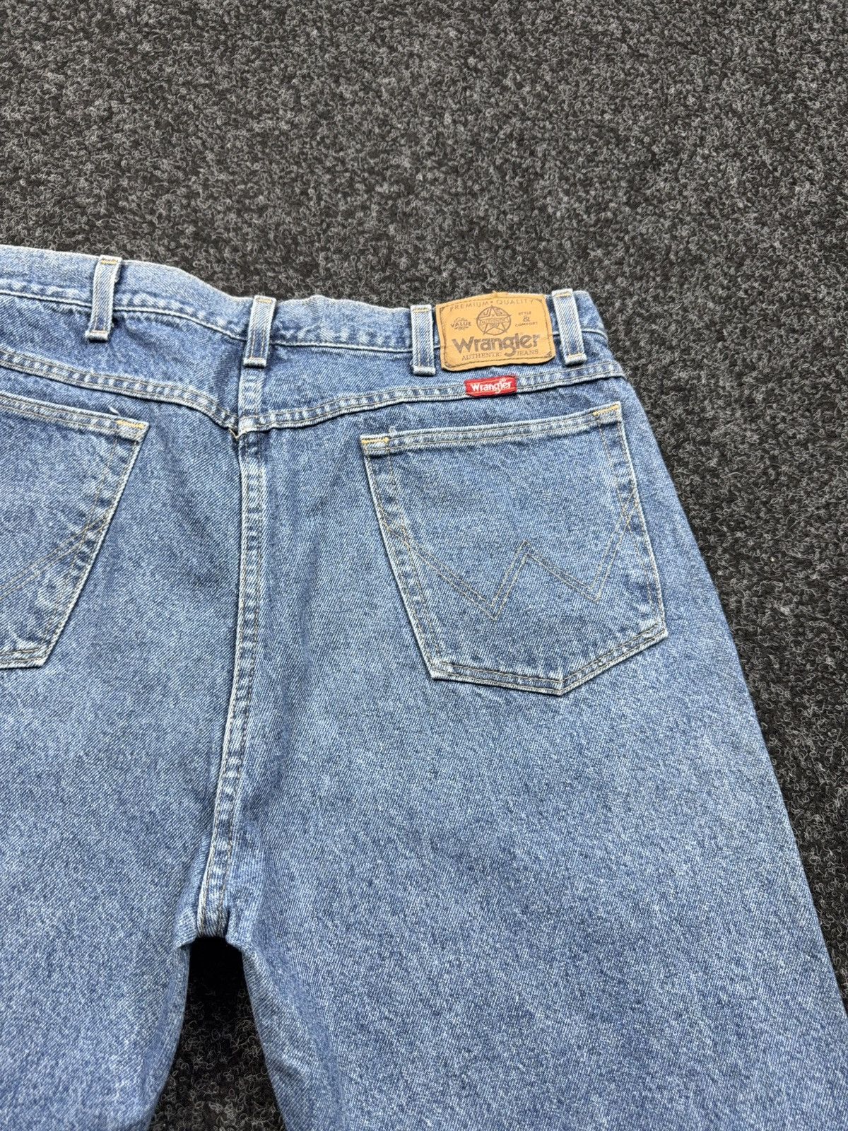 Wrangler Vintage 80s Retro Wrangler Rare Western Cowboy Jeans USA Size US 35 - 19 Thumbnail