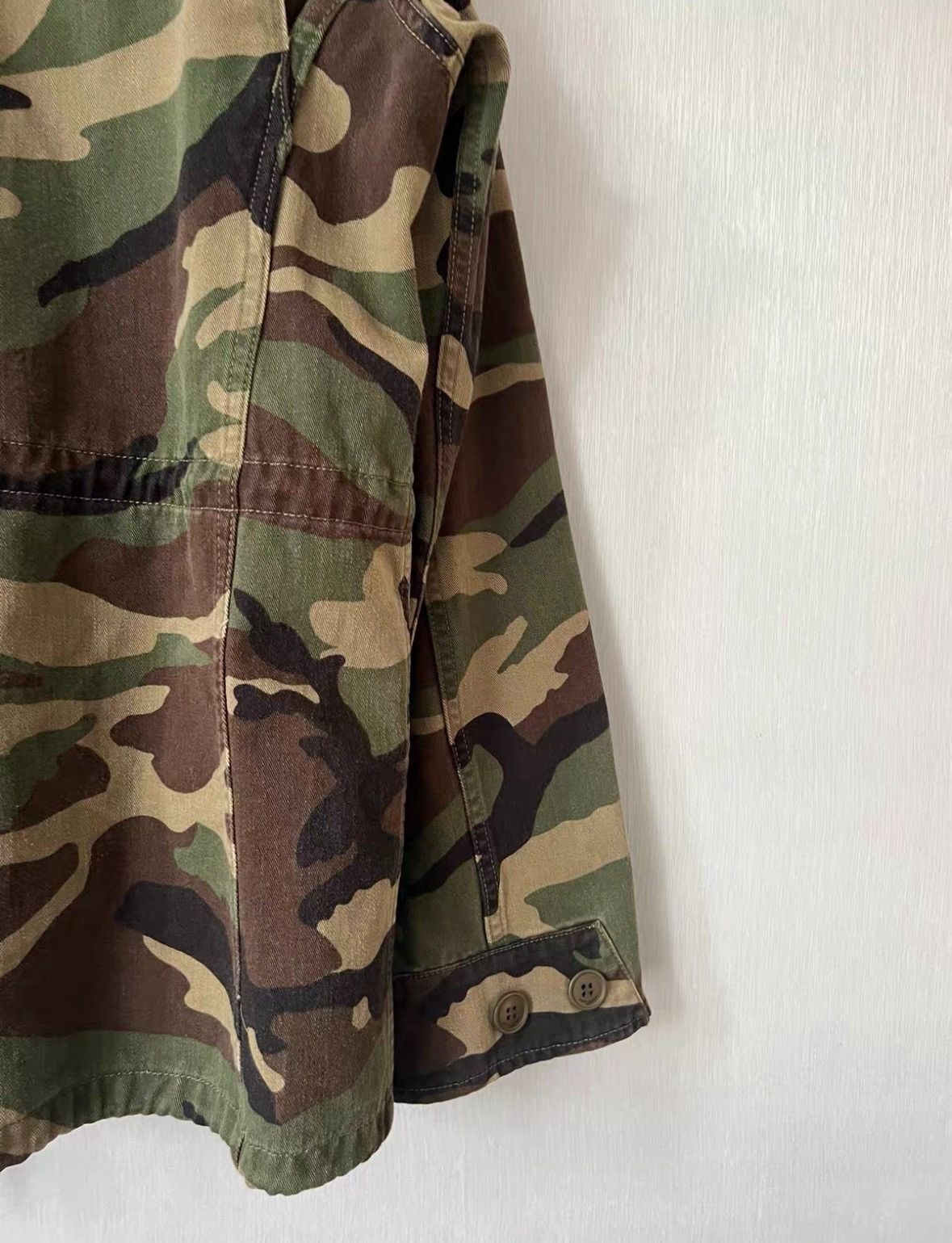 Saint Laurent Paris Saint Lauren Paris green camo denim jacket Size US M / EU 48-50 / 2 - 4 Thumbnail
