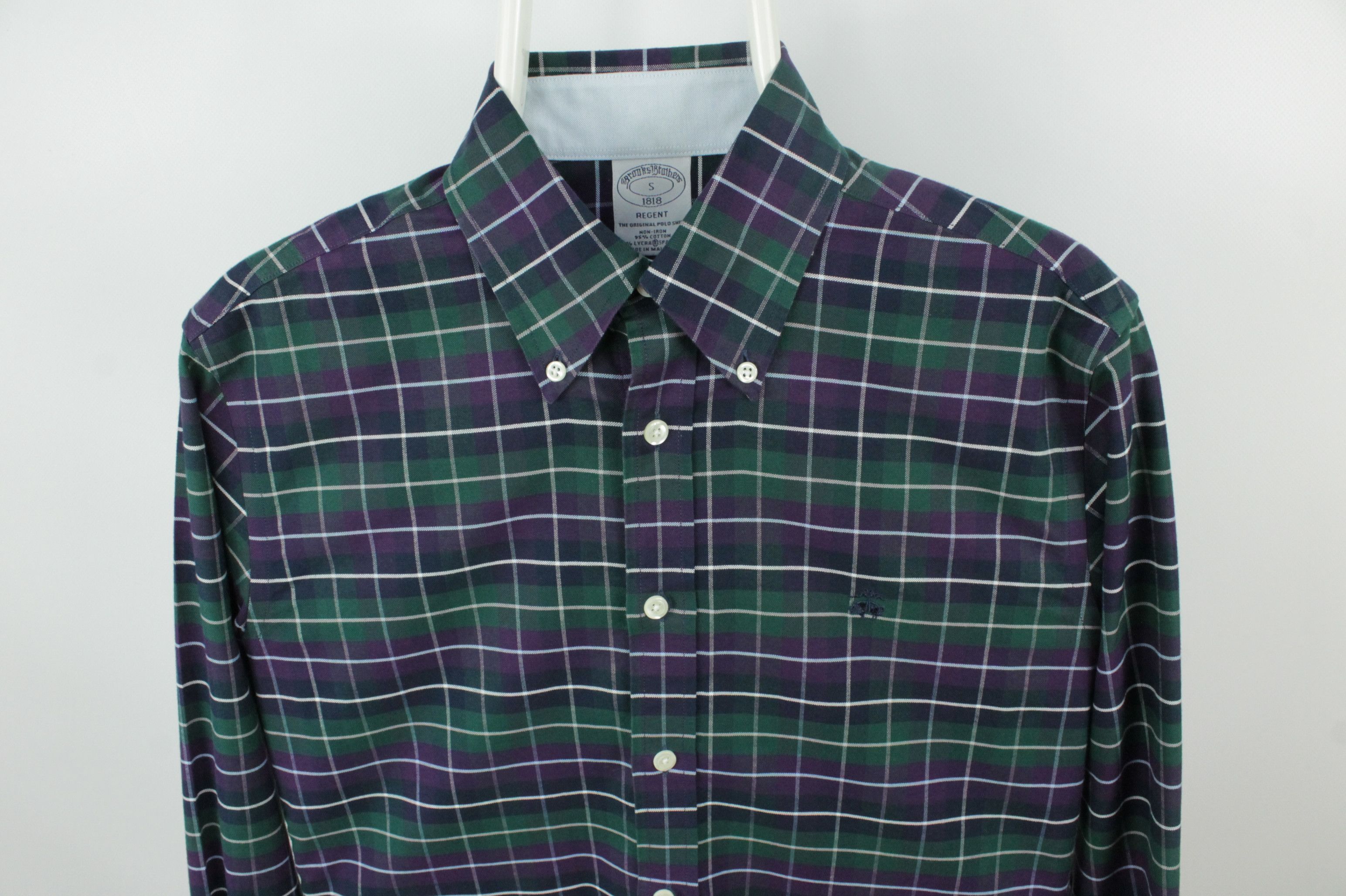 Brooks Brothers Brooks Brothers Regent Fit Stretch Casual Formal Shirt Size US S / EU 44-46 / 1 - 2 Thumbnail