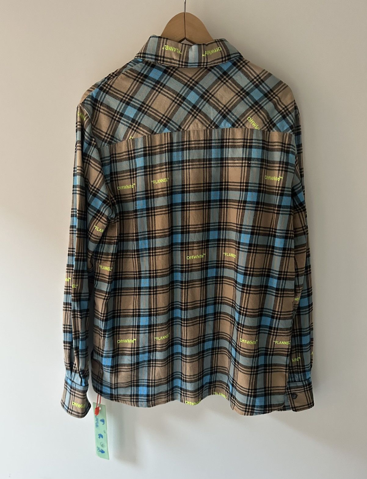 Off-White Off-White™ “FLANNEL” Checked Shirt - Size S Size US S / EU 44-46 / 1 - 2 Thumbnail
