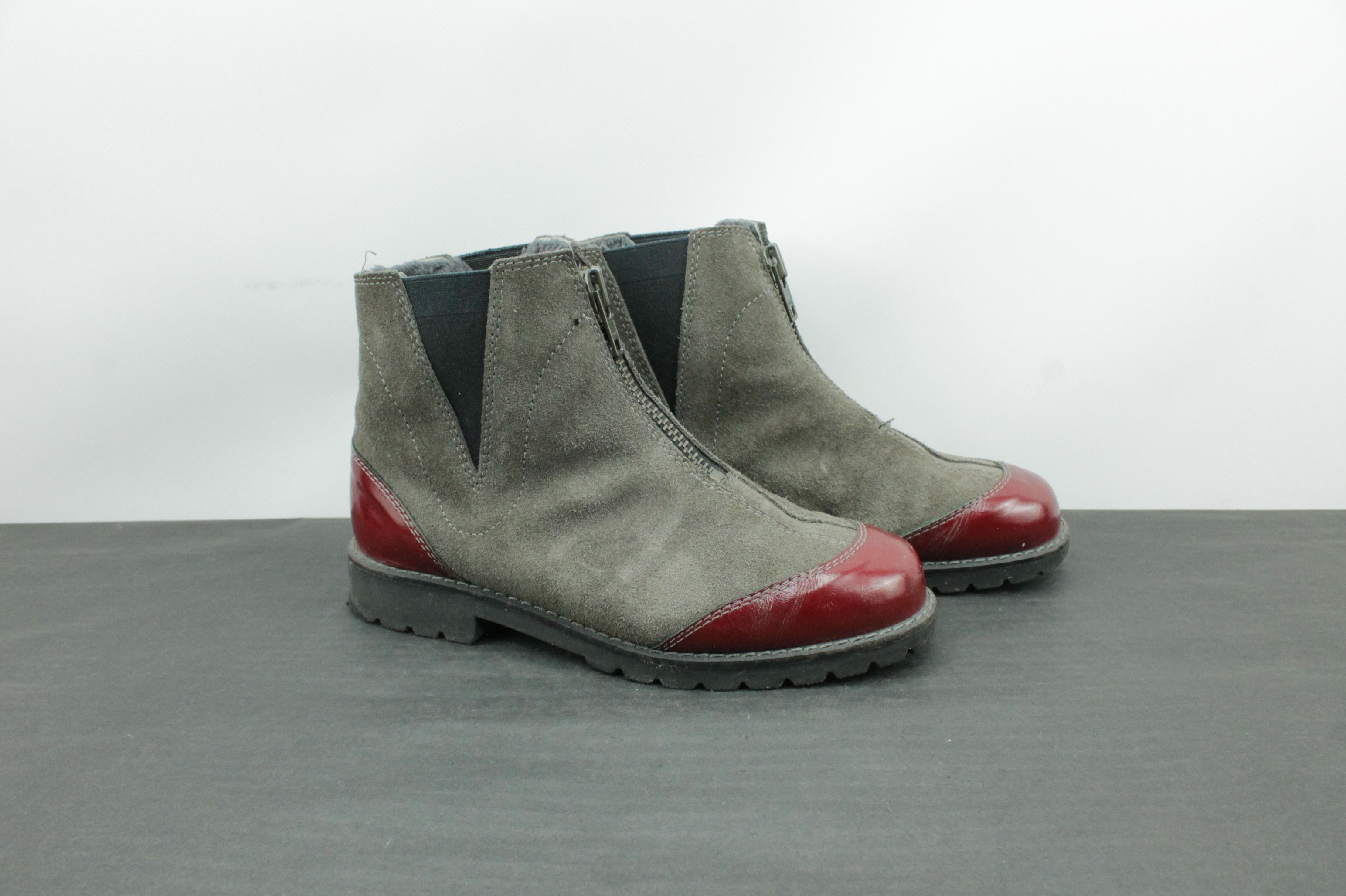 Other Kandahar Hand Made Gray Suede Winter Zip Boots Size US 7 / IT 37 - 1 Thumbnail