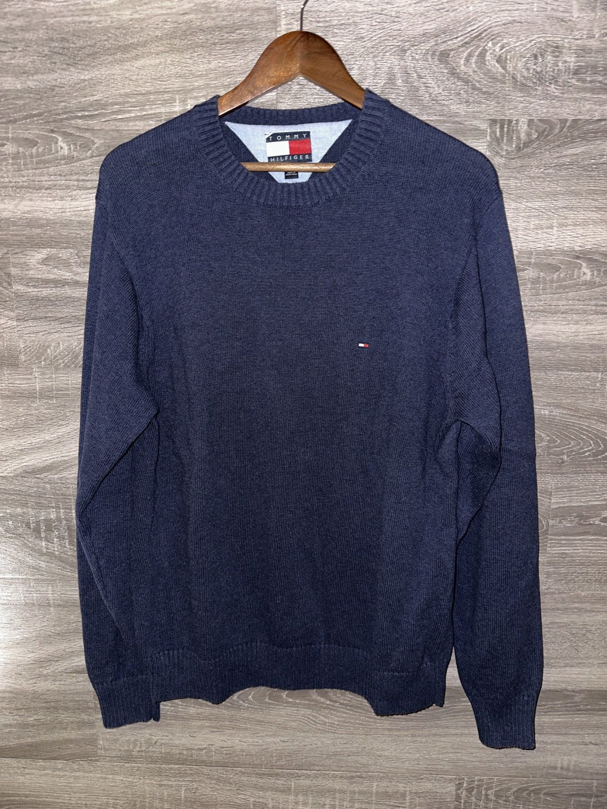 Tommy Hilfiger Tommy Hilfiger Knit Sweater – Navy Size US M / EU 48-50 / 2 - 1 Thumbnail