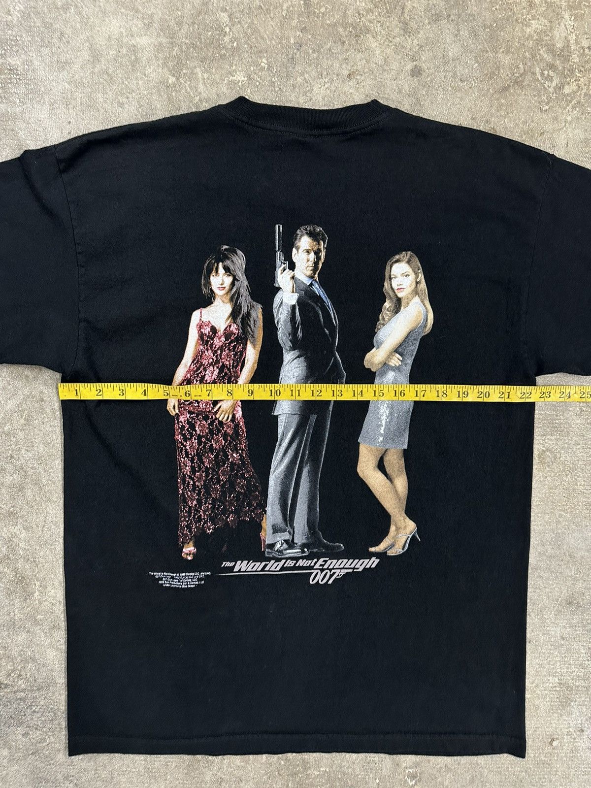 Vintage Vintage 90s James Bond 007 Movie Promo T-Shirt RARE Size US XL / EU 56 / 4 - 8 Thumbnail