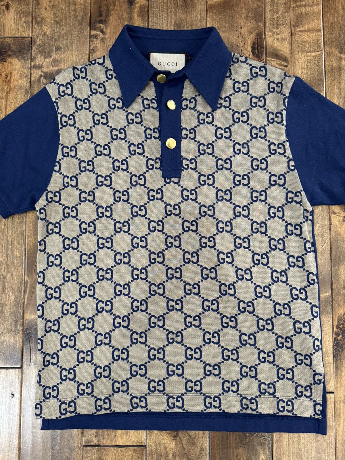 Gucci GG STRETCH COTTON POLO Size US XS / EU 42 / 0 - 2 Thumbnail