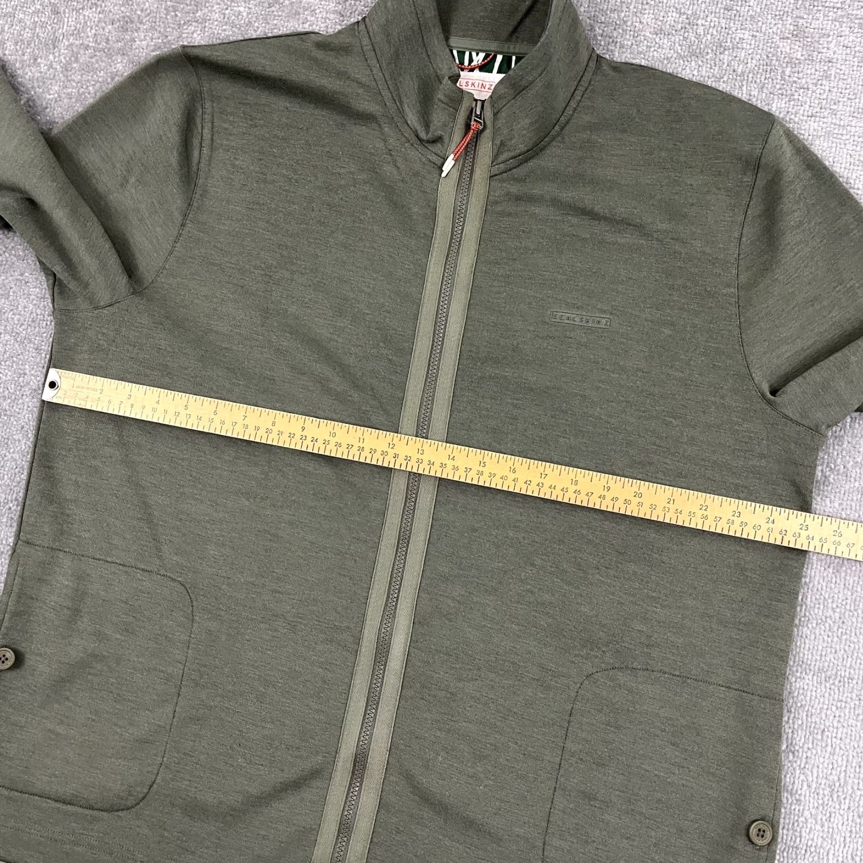 Vintage Sealskinz Jacket Mens 2XL Green Water Repellent Full Zip Bomber Pockets Size US XXL / EU 58 / 5 - 6 Thumbnail
