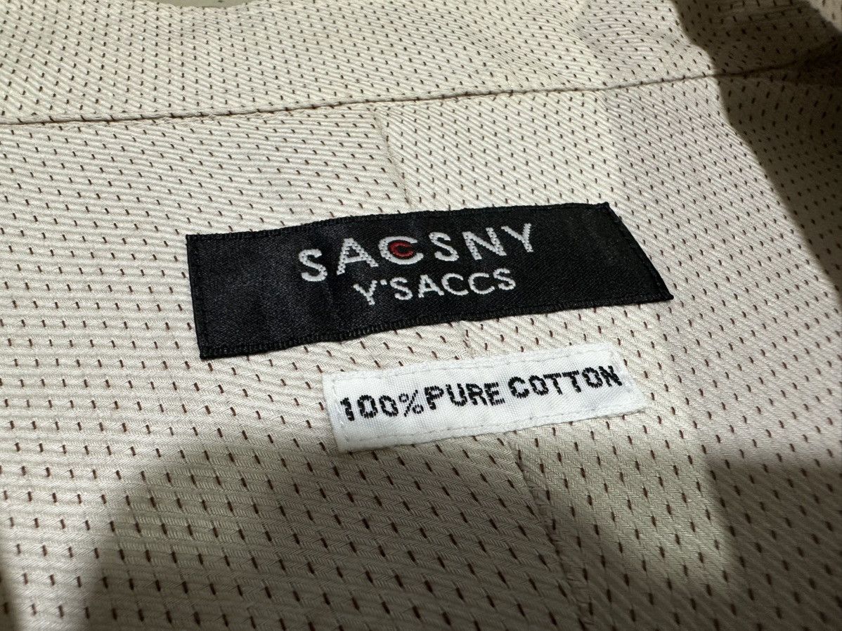 Yohji Yamamoto 🔥Vintage Sacsny Y’Saccs By Yohji Yamamoto Shirt Short Sleeve Size US XL / EU 56 / 4 - 3 Thumbnail