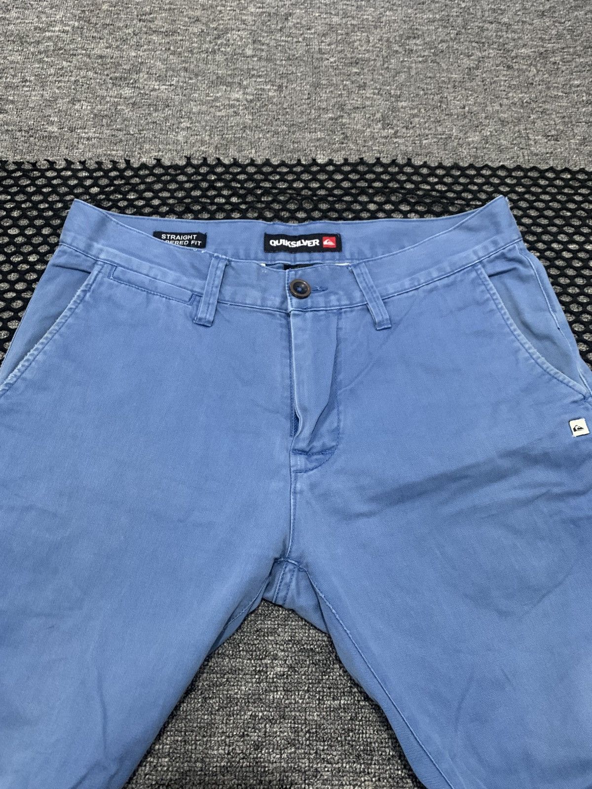 Quiksilver 2014 Quiksilver Straight Tapered Fit Blue Pants Size US 30 / EU 46 - 3 Thumbnail