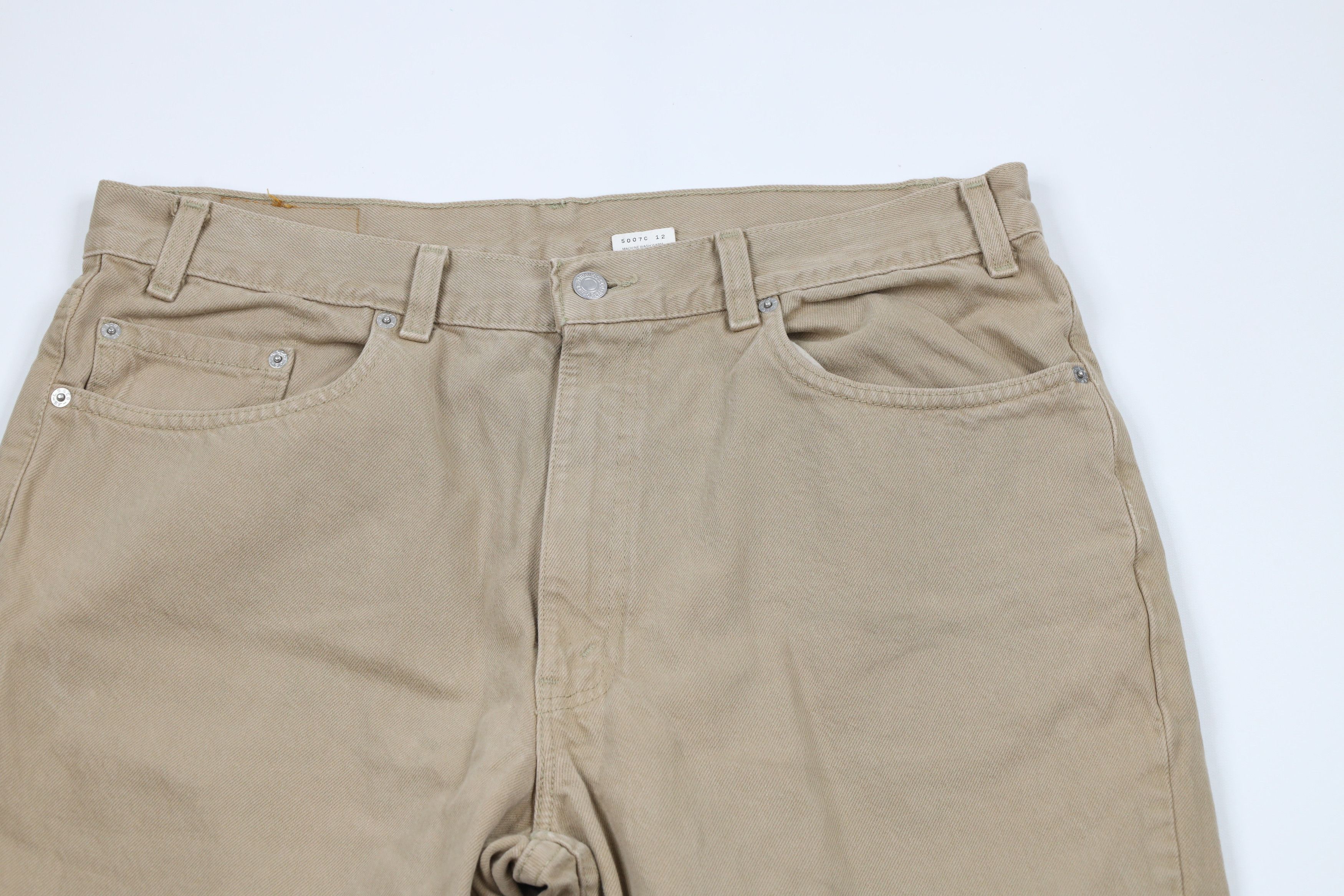 Levi's × Vintage Vintage 90s Levis 550 Relaxed Fit Denim Jeans Beige USA Size US 36 / EU 52 - 2 Thumbnail