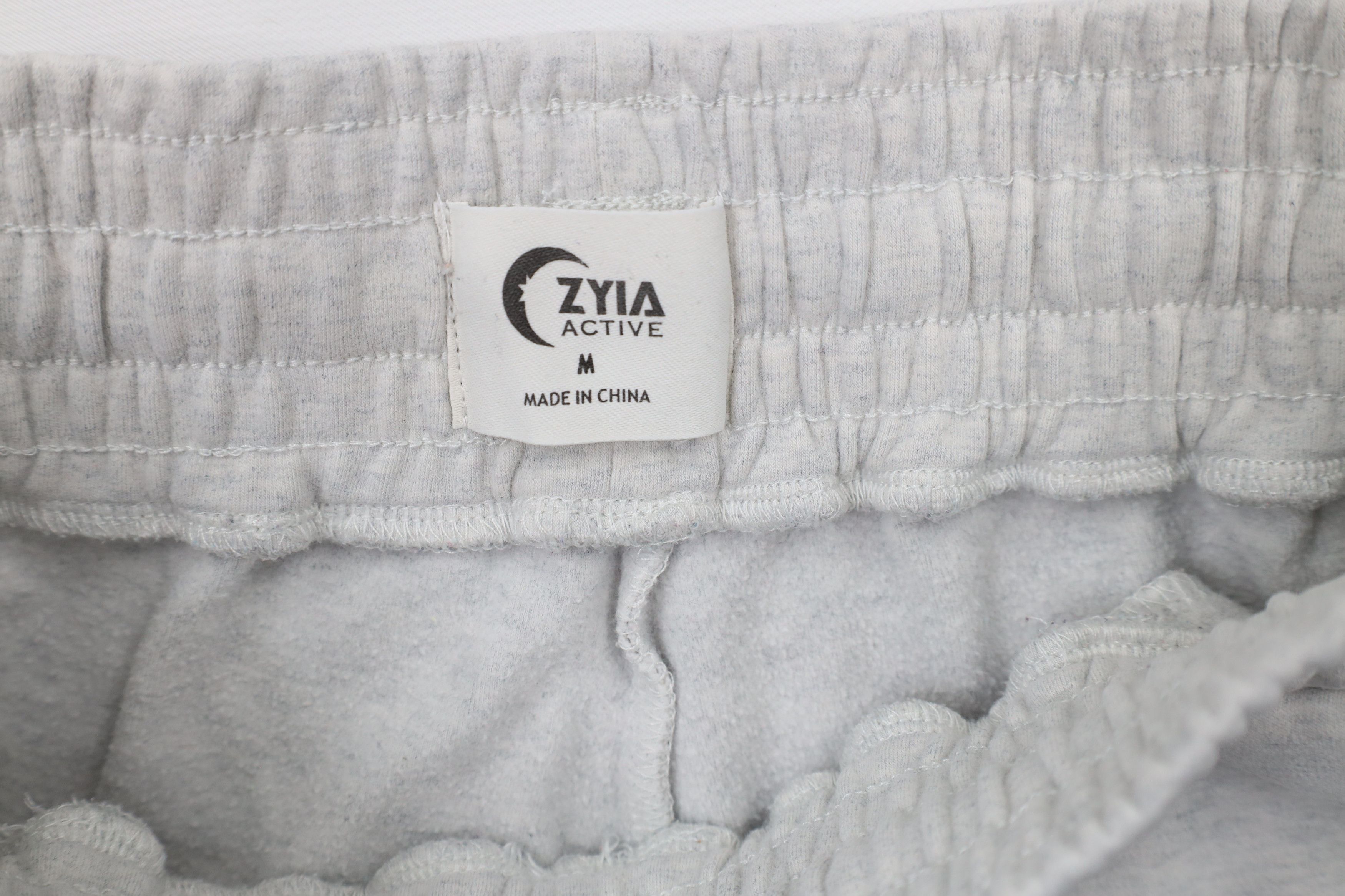 Vintage Zyia Active Faded Heavyweight Wide Leg Sweatpants Pants Gray Size 26" / US 2 / IT 38 - 8 Thumbnail