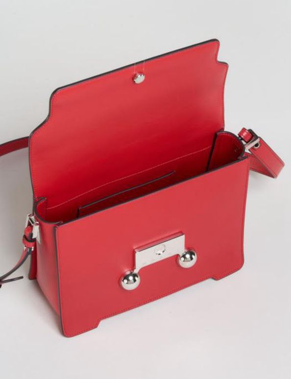 Marni o1w1db10326 Size: OS/Medium Leather Shoulder Bag in Red Size ONE SIZE - 2 Thumbnail