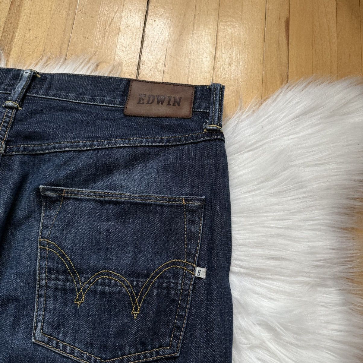 Edwin 📌 Vintage Edwin Japanese Washed Y2K Regular Jeans Size US 34 / EU 50 - 5 Thumbnail