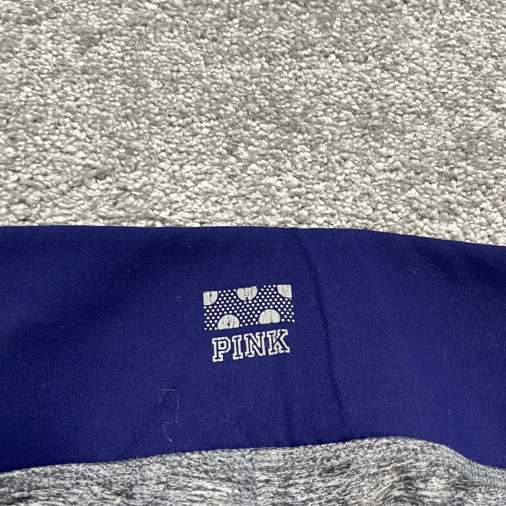 Victoria's Secret Victoria's Secret Pink Leggings Womens PS Petite Gray Blue Graphic Size 28" / US 6 / IT 42 - 5 Thumbnail