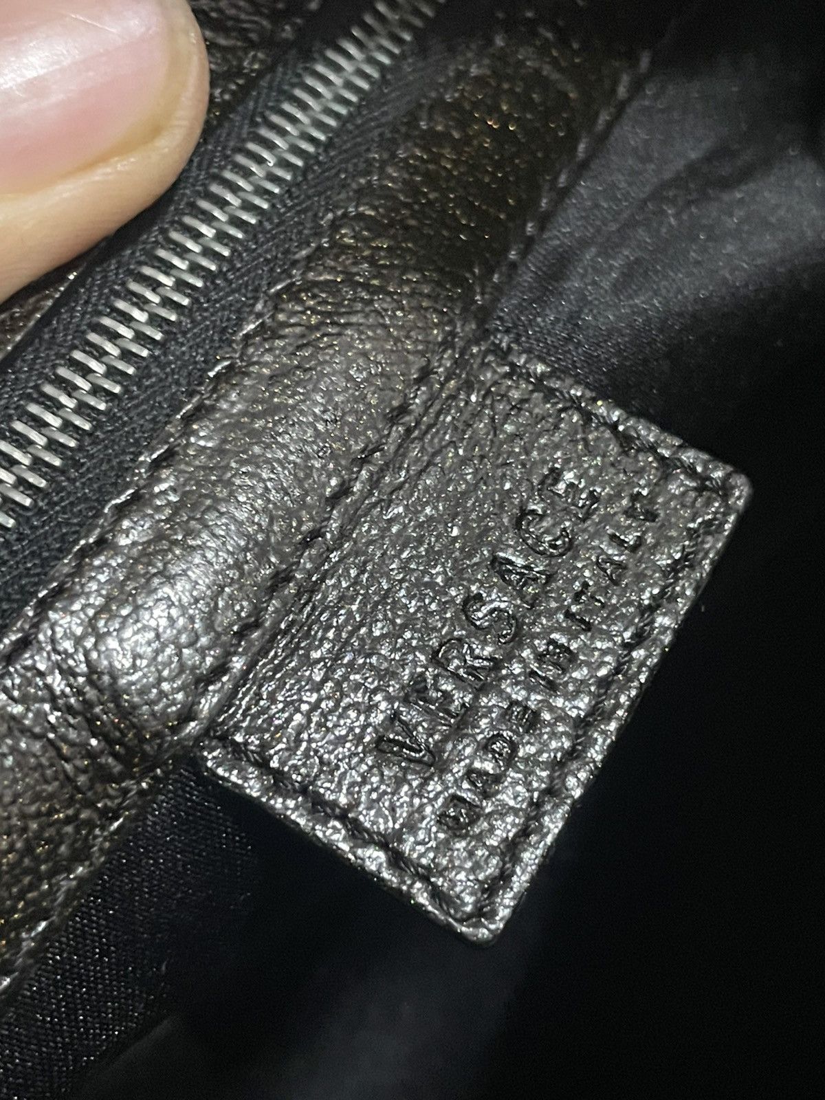 Versace VERSACE black in leather handbag Size ONE SIZE - 3 Thumbnail