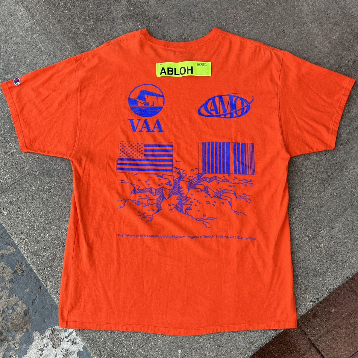 Virgil Abloh Canary Yellow x FOS Hyperbole VAA + AMO Tee Sz XL Size US XL / EU 56 / 4 - 3 Thumbnail