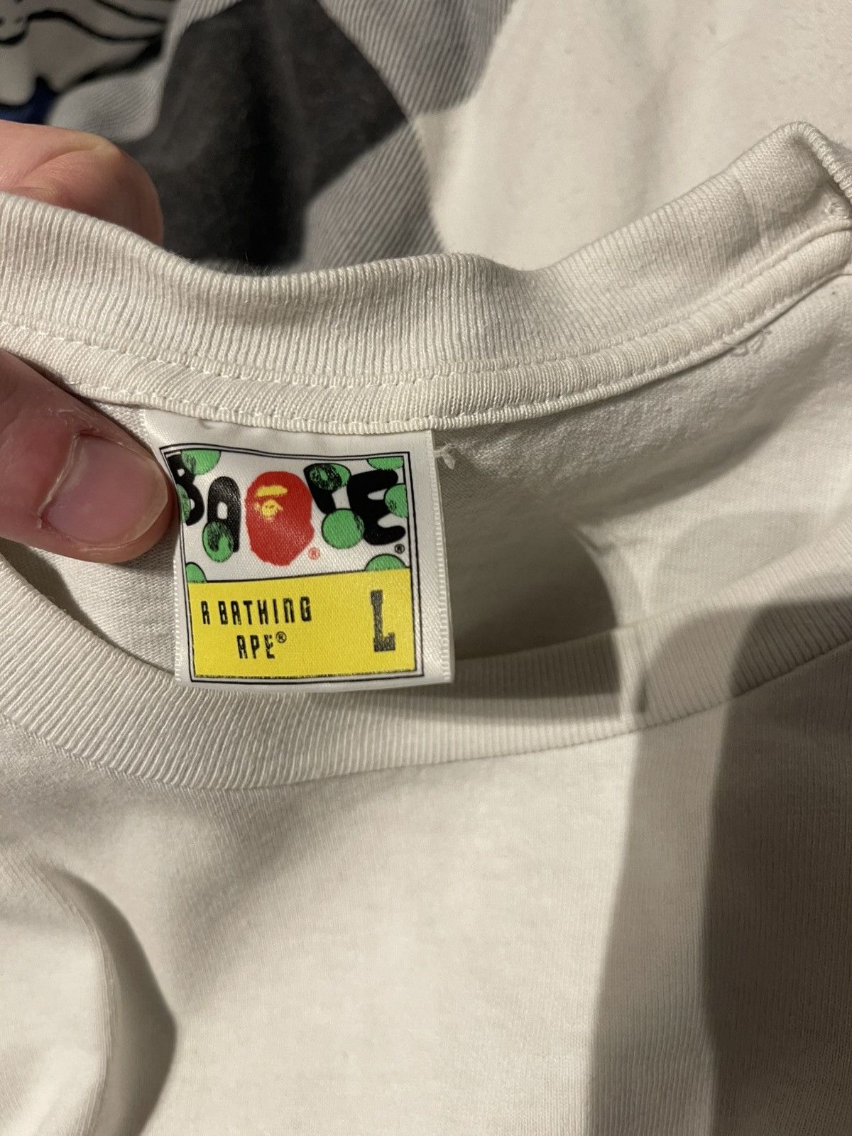 Bape Bape pink camo spell out tee Size US L / EU 52-54 / 3 - 5 Thumbnail