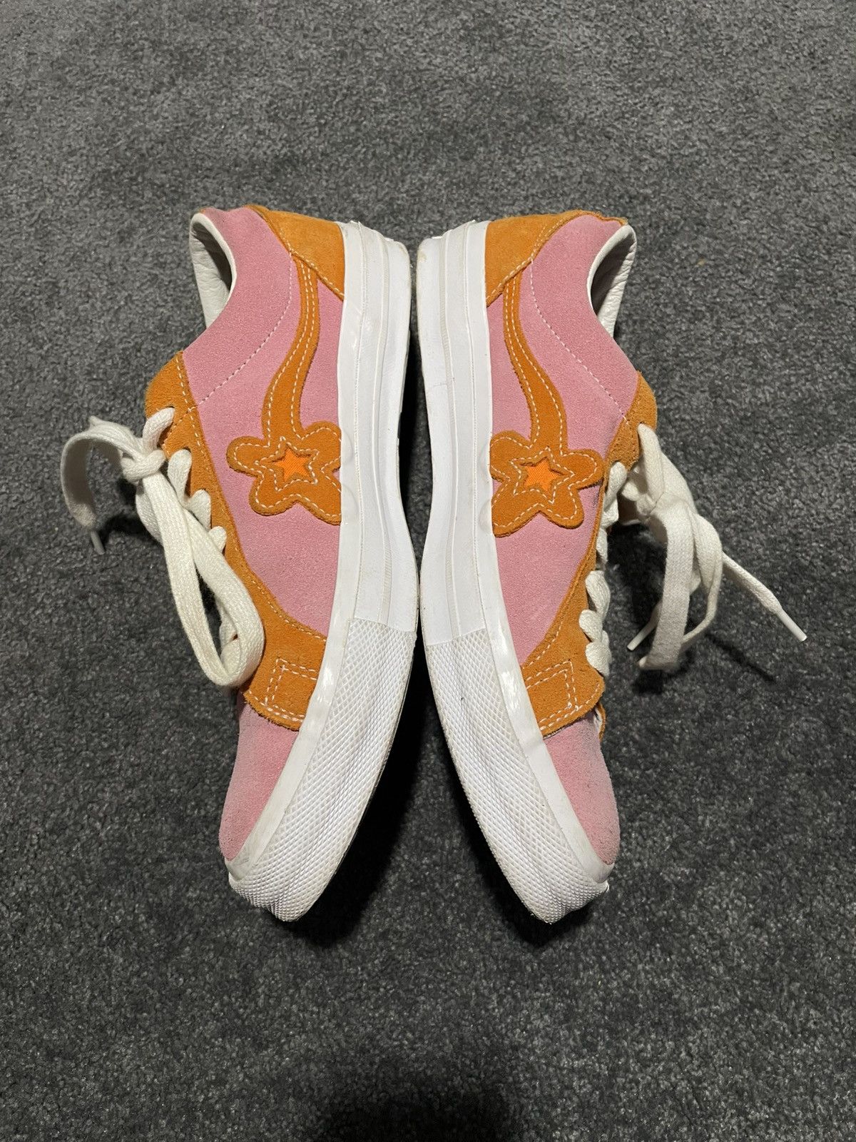 Hlover ♡ Converse Golf Le Fleur x One Star Ox Orange Candy Pink