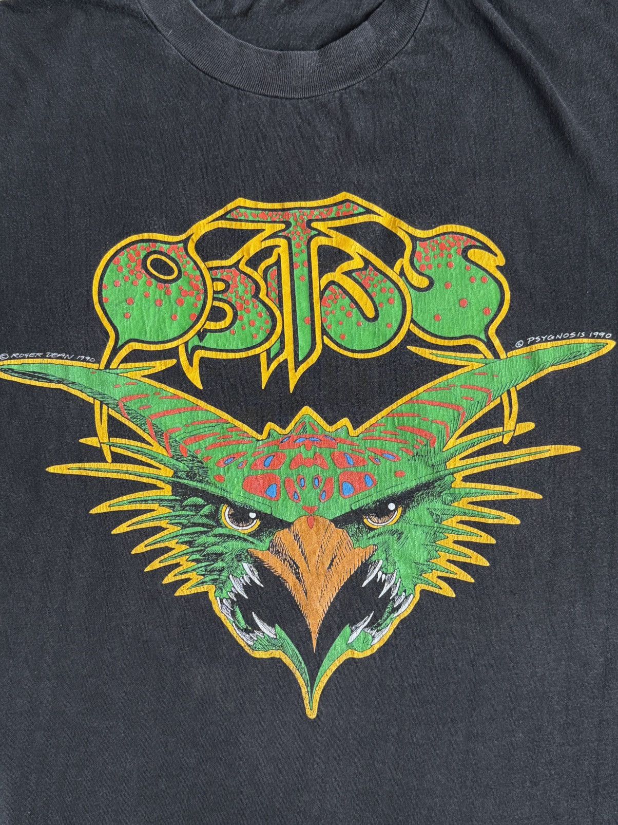 Vintage Vintage 1990 Obitus Psygnosis Roger Dean Video Game T-shirt Size US XL / EU 56 / 4 - 2 Thumbnail