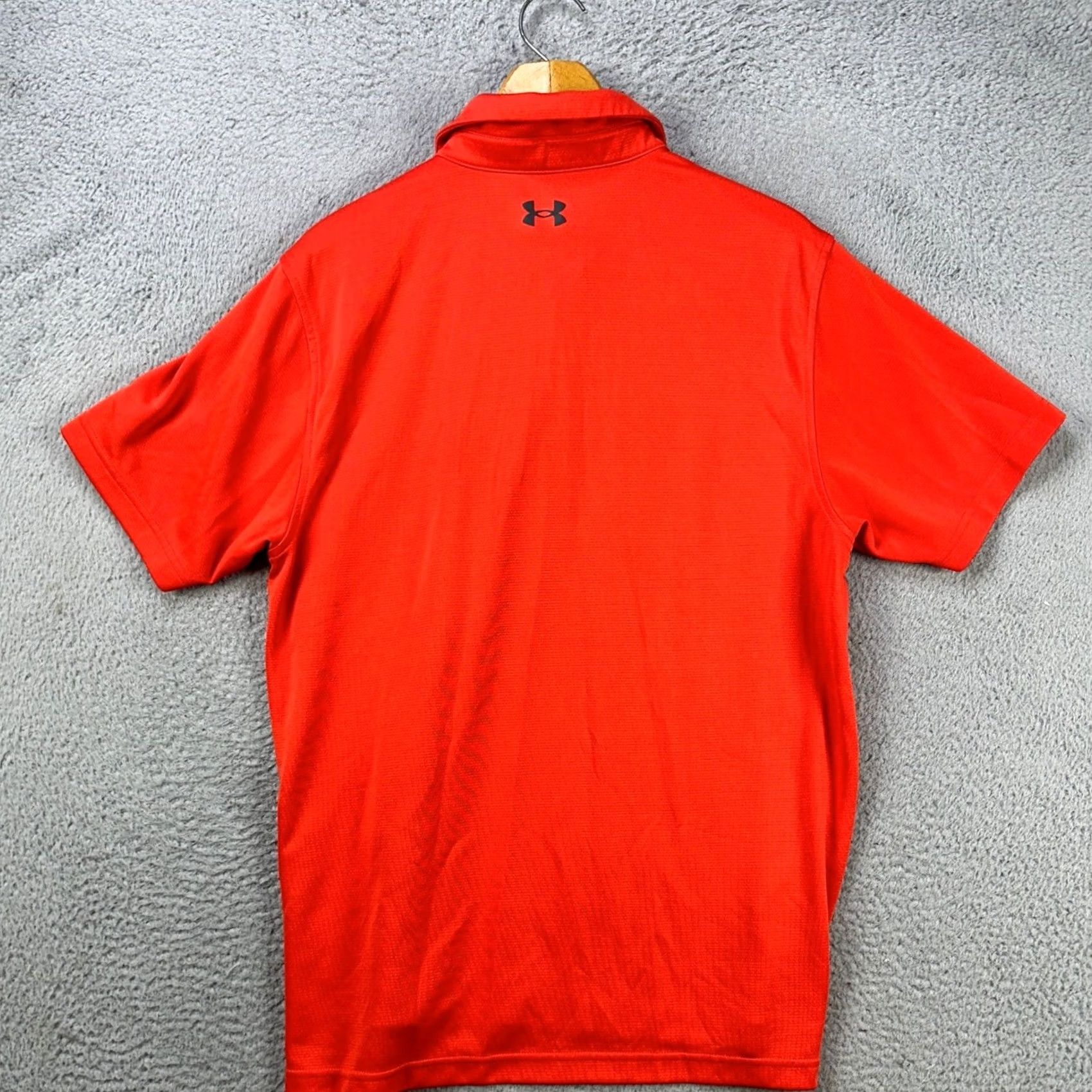 Under Armour Under Armour Golf Polo Shirt Mens XL Orange Short Sleeve Athletic Logo Rugby Polo Size US XL / EU 56 / 4 - 3 Thumbnail