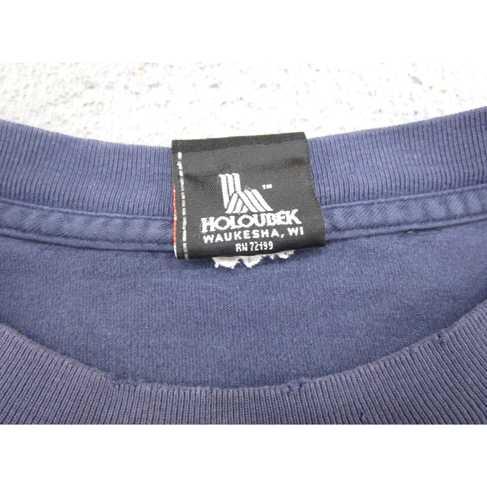 Harley Davidson VINTAGE Harley-Davidson Kuwait Faded Skull Biker T-Shirt XL Blue Adult Men Short Sleeve Crew Neck Cotton Shirt 2000s 00s Year Manufactured 2000-2009 Size US XL / EU 56 / 4 - 4 Thumbnail