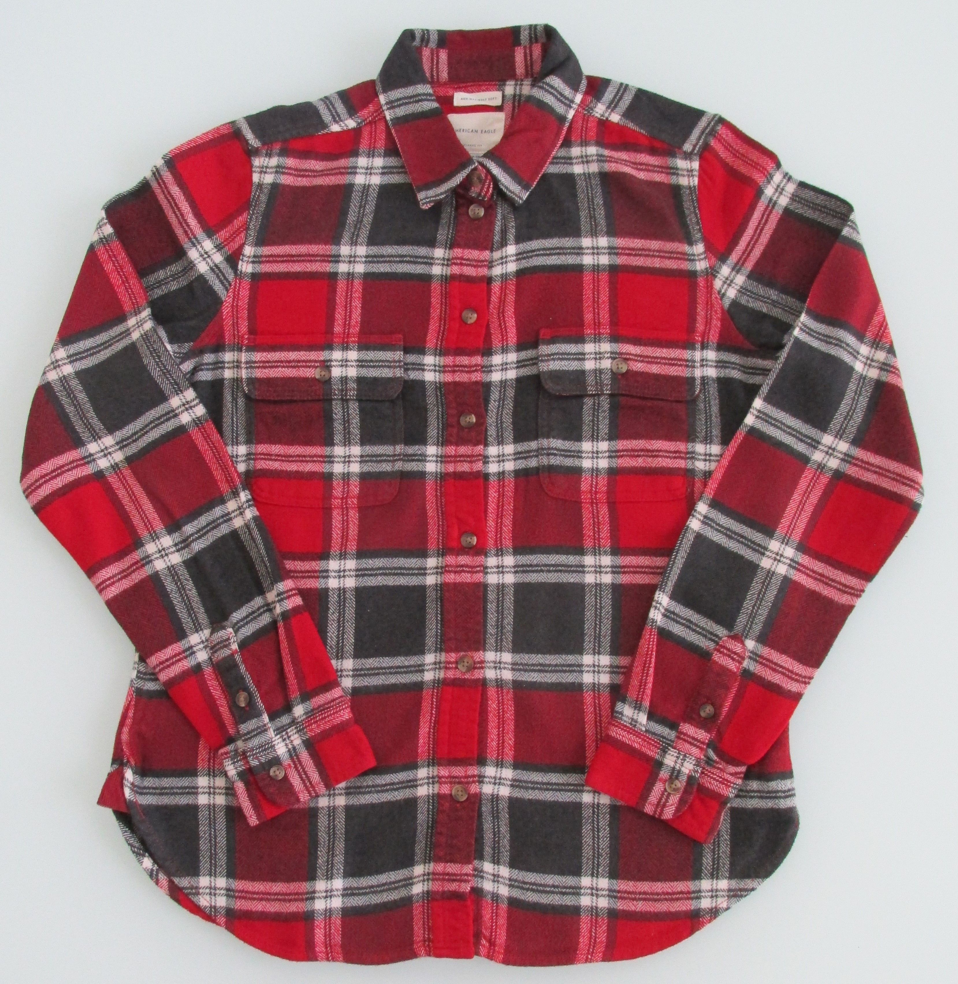 American Eagle Outfitters AEO American Eagle Buffalo Plaid Flannel  display picture 1