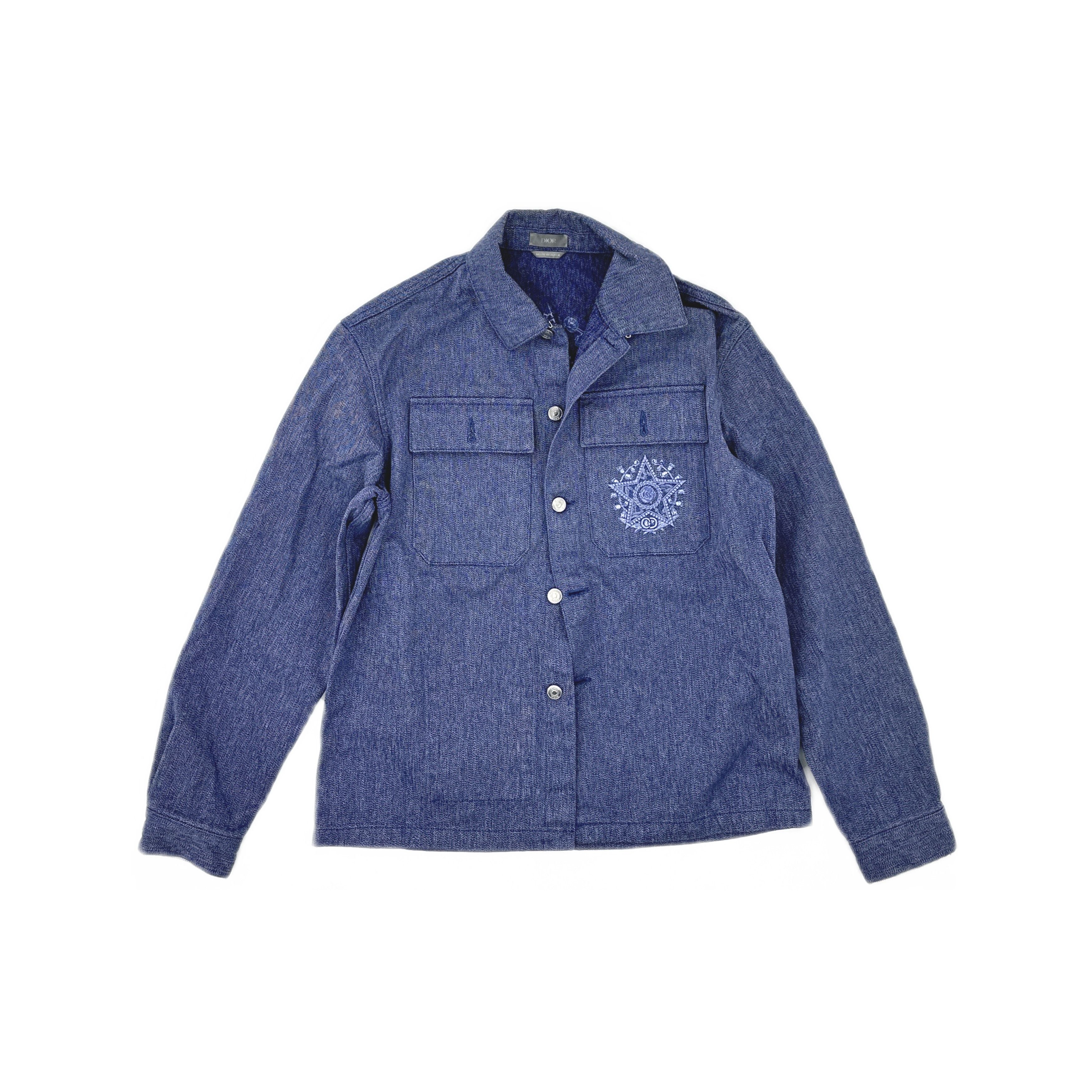 Dior DIOR Embroidered Star Denim Jacket Size 46 Size US S / EU 44-46 / 1 - 1 Thumbnail