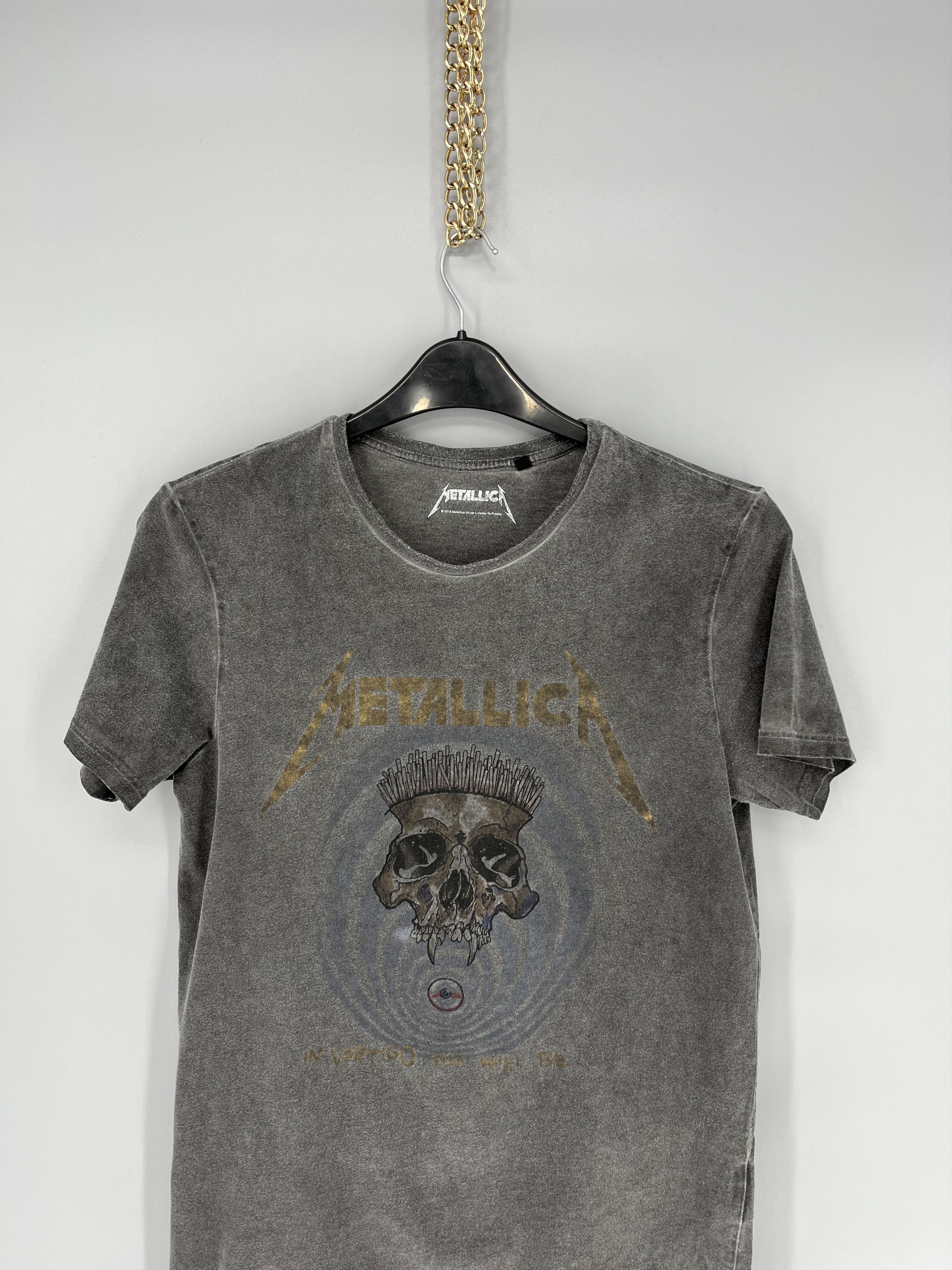 Band Tees × Vintage Metallica Official Merch ‘In Vertigo You Will Be’ Tee Size US S / EU 44-46 / 1 - 6 Thumbnail
