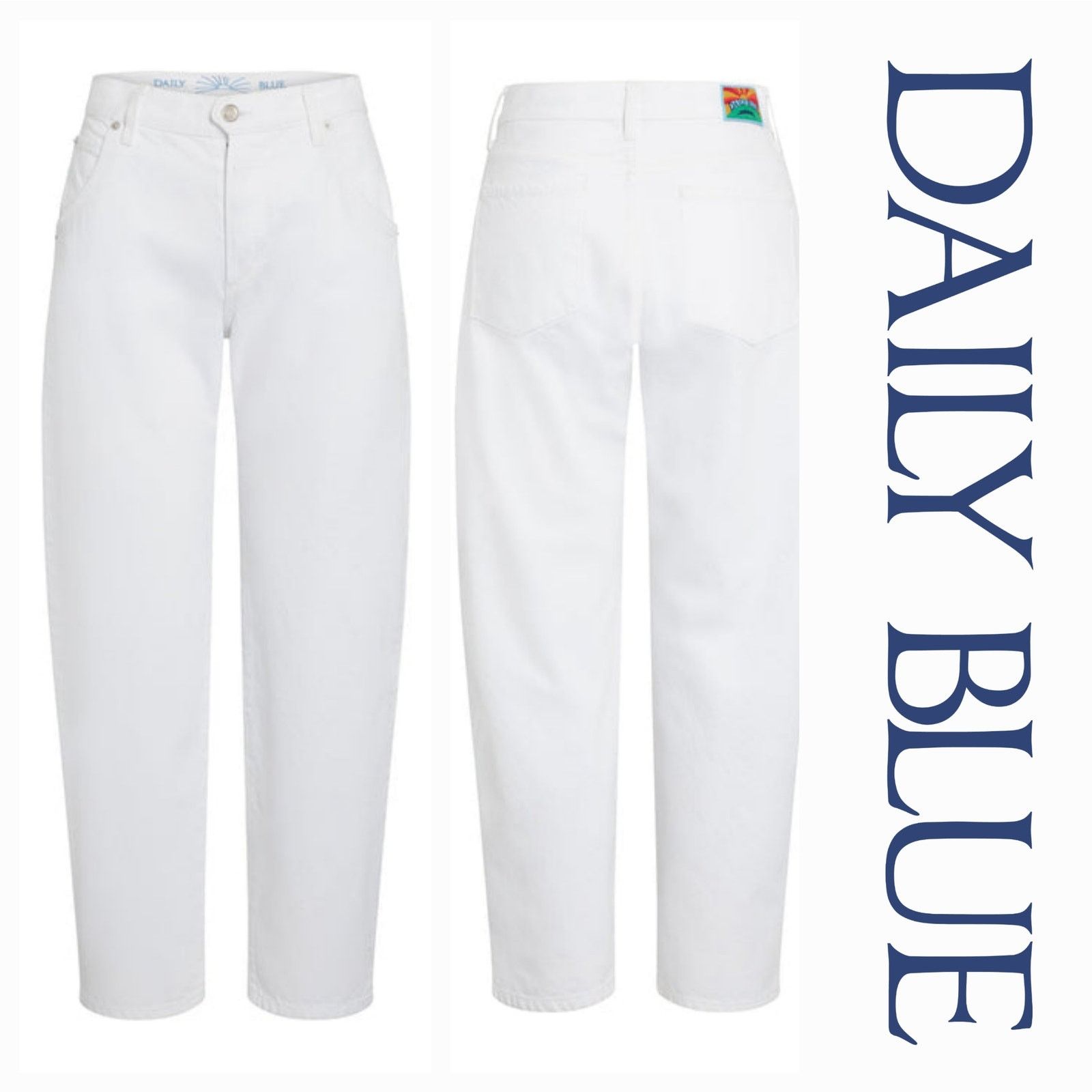 AG Adriano Goldschmied NWT Daily Blue Adriano Goldschmied Mantra Barrel Jeans Sz 24 Size 24" / US 00 / IT 34 - 1 Thumbnail