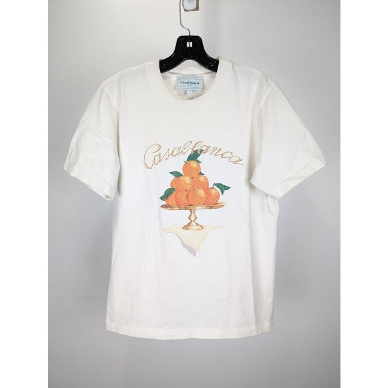 Casablanca o1rshd1 CC20 Ne Pas Deranger' T-Shirt in White Size US S / EU 44-46 / 1 - 1 Thumbnail