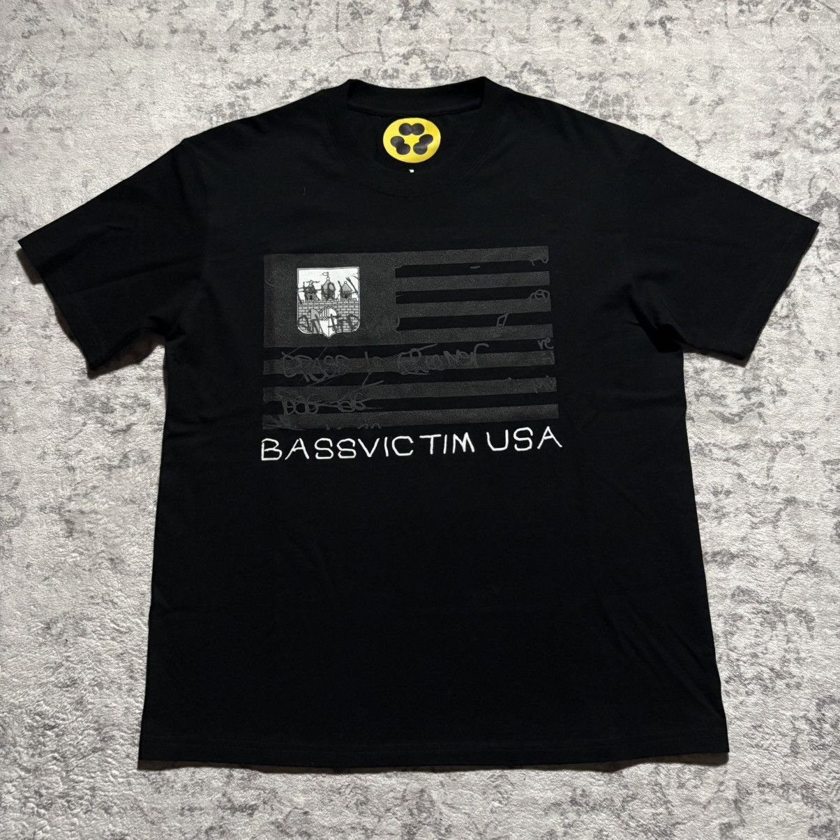 Band Tees Bassvictim 2025 USA Tour Flag T-Shirt Black Size US M / EU 48-50 / 2 - 1 Thumbnail