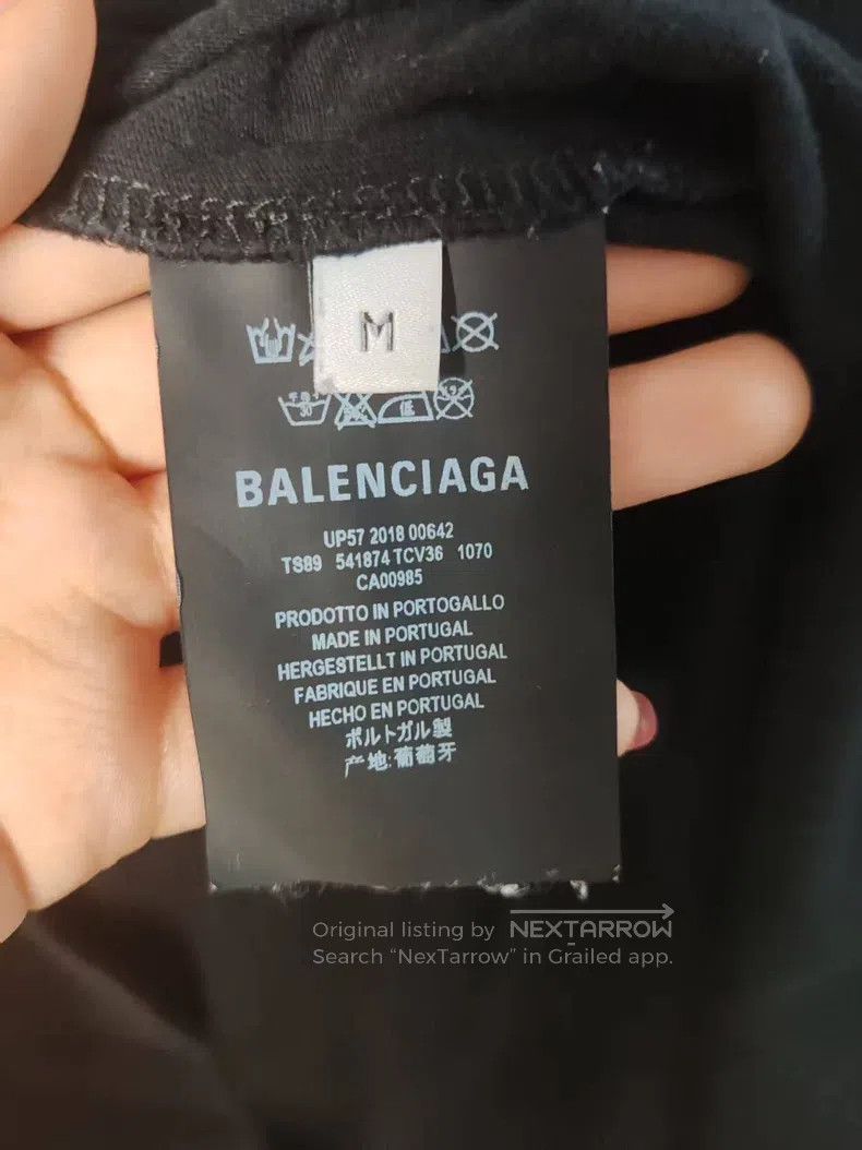 Balenciaga Balenciaga Letter Logo Short Sleeve Size US M / EU 48-50 / 2 - 3 Thumbnail
