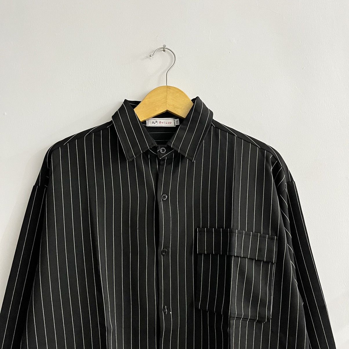 Japanese Brand Beiluo - Striped Ls Button Up Shirt Size US L / EU 52-54 / 3 - 2 Thumbnail