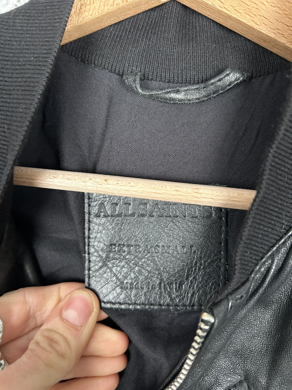 Allsaints Allsaints Genuine Leather Jacket Designer Premium Grunge Size US XS / EU 42 / 0 - 6 Thumbnail