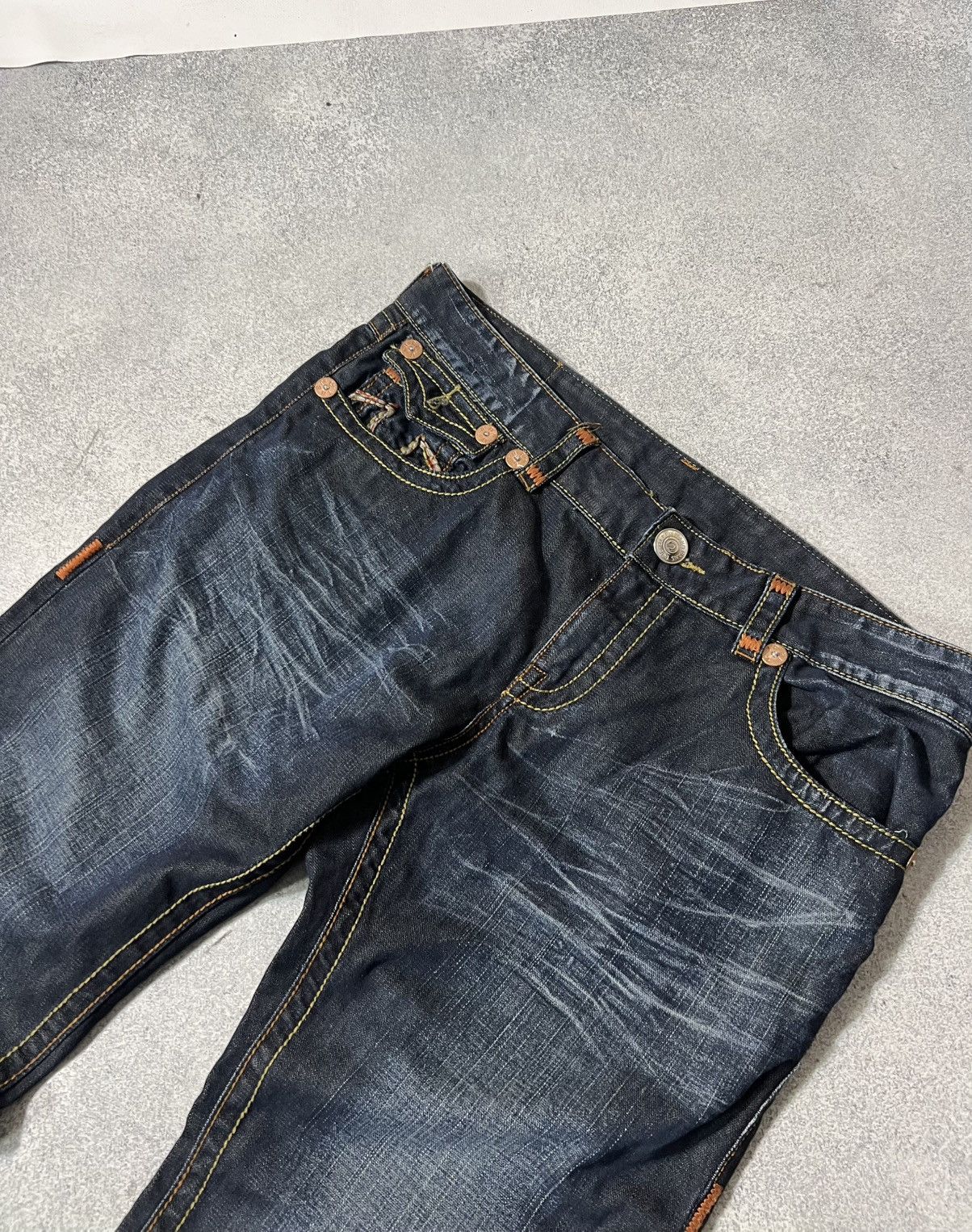 True Religion Vintage True Religion Jeans Baggy Embroidered Size US 38 / EU 54 - 9 Thumbnail